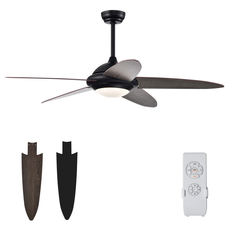 52 Inch Ceiling Fan with Lights and 3 Lighting Colors