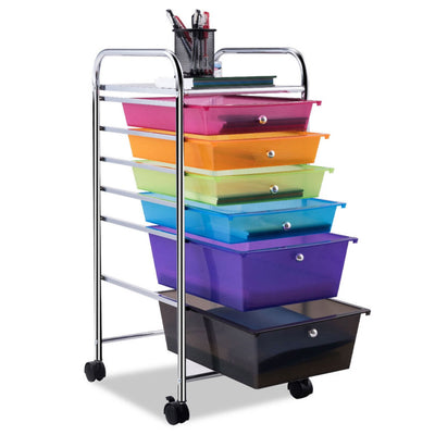 6 Drawers Rolling Storage Cart Organizer