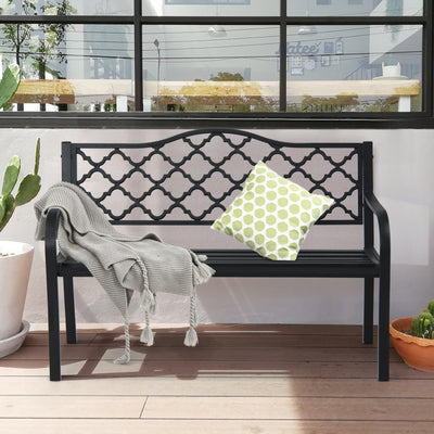 50 Inch Patio Garden Bench Loveseats