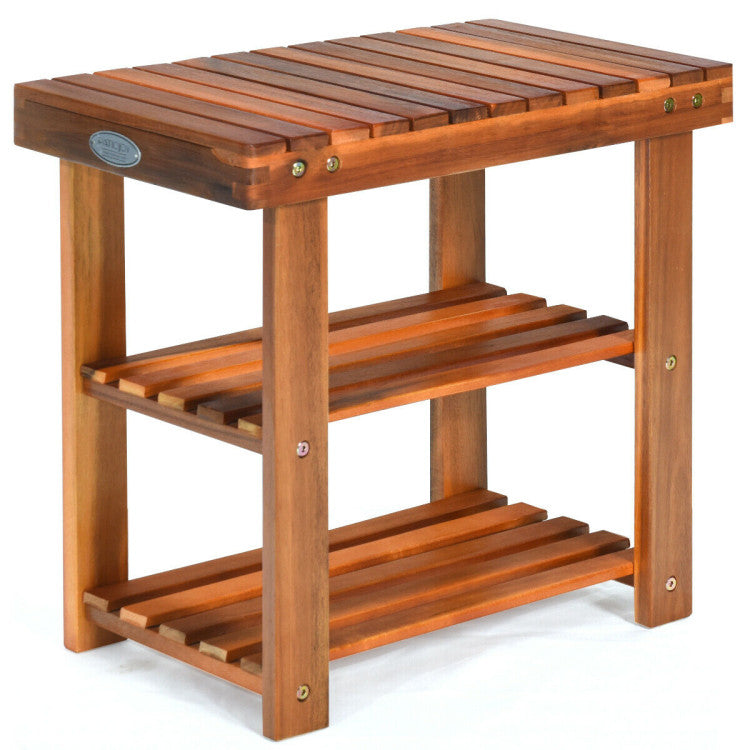 3-Tier Wood Shoe Rack 19&