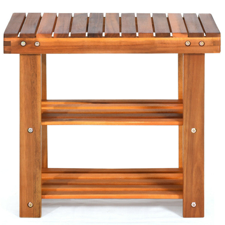 3-Tier Wood Shoe Rack 19&