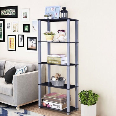 5-Tier Multi-Functional Storage Shelves Rack Display Bookcase