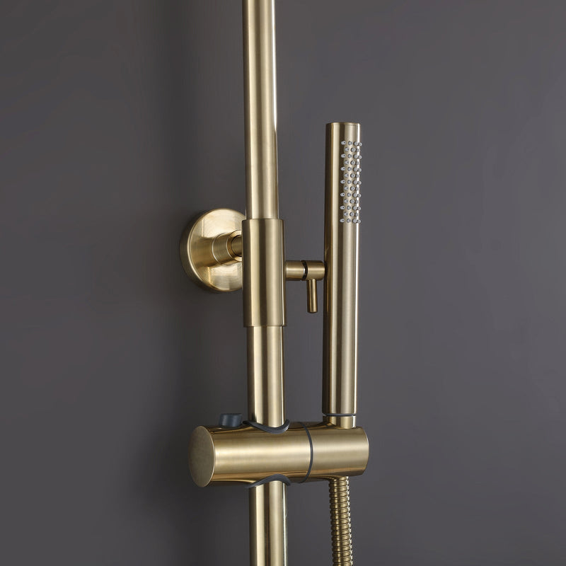 Complete Exposed Shower System With Rough-In Valve