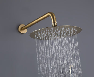 Tub Shower Faucet Set Complete Rain Shower System with Tub Spout