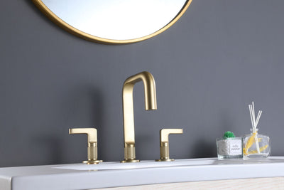 Solid Brass 8 Inch Two Handle Bathroom Faucet