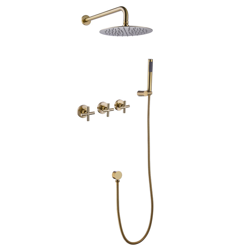 Concealed Installation Stainless Steel SPA Shower Faucet Set