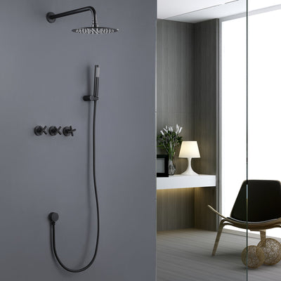 Concealed Installation Stainless Steel SPA Shower Faucet Set