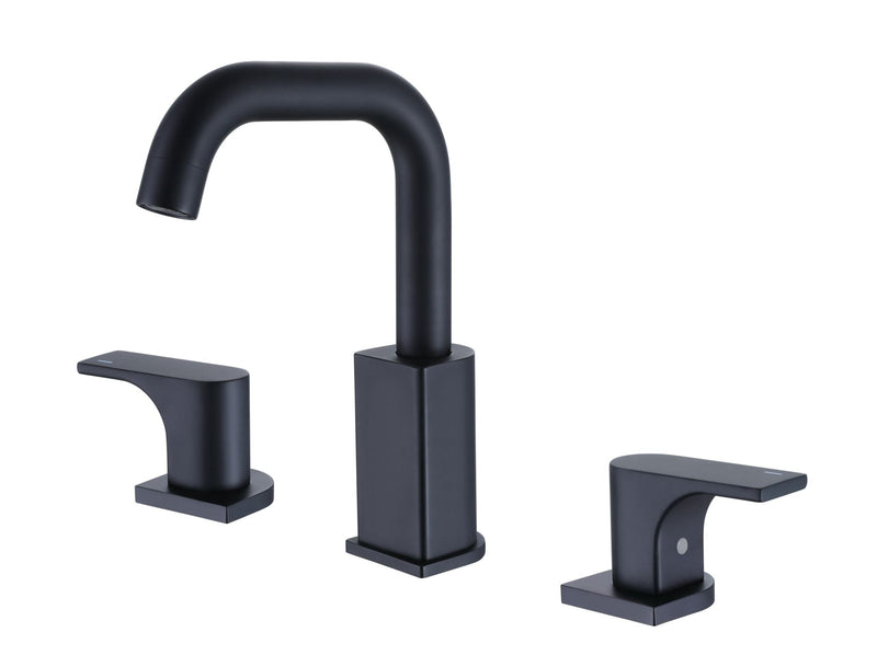 Two Handles 8-Inch Widespread Bathroom Sink Faucet