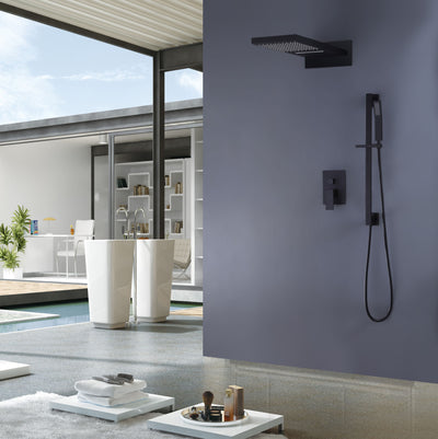 Wall Mounted Pressure Balance Complete Shower System With Embedded Box