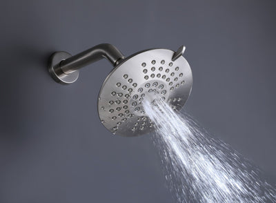 Wall Mounted Shower Faucet With Rough-In Valve And Tub Spout