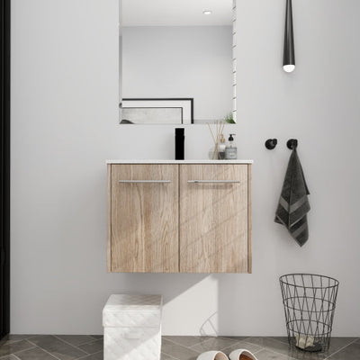 24 Inch Wall Mounted Bathroom Vanity