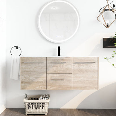 48 Inch Wall Mounted Bathroom Vanity