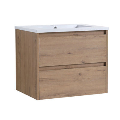 24 inch Bathroom Vanity with Ceramic Sink and 2/3 Soft Close drawers