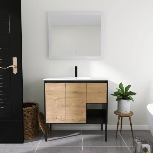 36 Inch Bathroom Vanity with Ceramic Sink