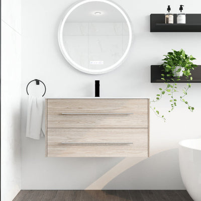 36 Inch Wall Mounted Bathroom Vanity