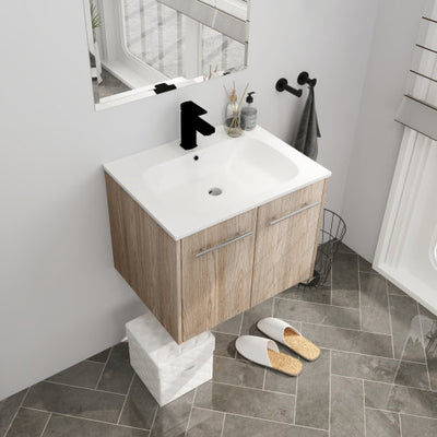 24 Inch Wall Mounted Bathroom Vanity