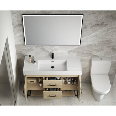 48 Inch Bathroom Vanity Freestanding Design With Resin Sink