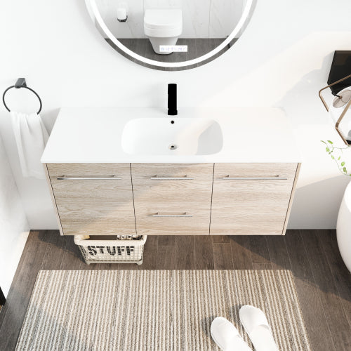 48 Inch Wall Mounted Bathroom Vanity