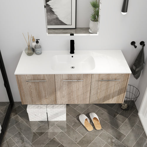 48 Inch Wall Mounted Bathroom Vanity