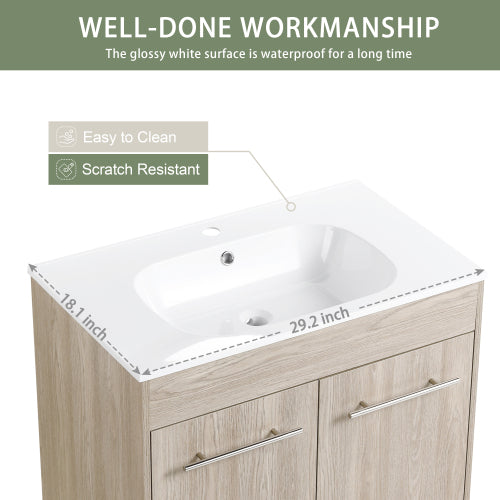 30 Inch Freestanding Bathroom Vanity