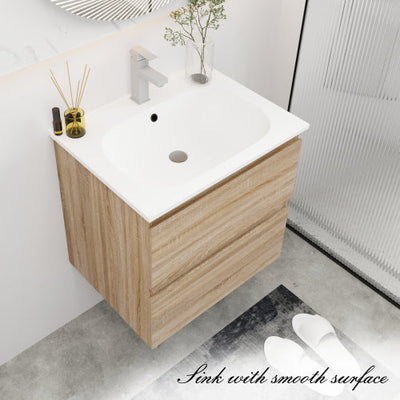 24inch Bathroom Vanity With Gel Basin Top