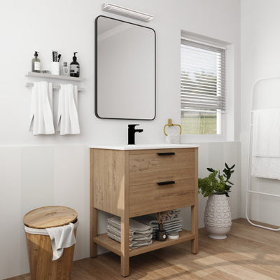 30 Inch Bathroom Vanity Plywood With 2 Drawers