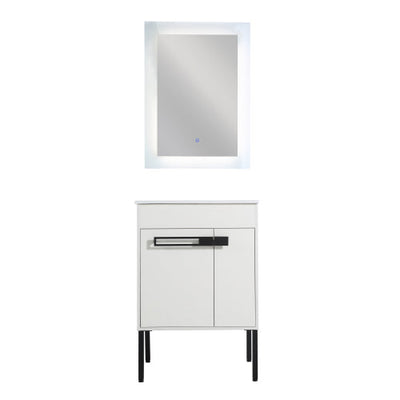 24 Inch Bathroom Vanity with Sink, with Soft Close Doors