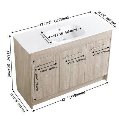 48 Inch Freestanding Bathroom Vanity