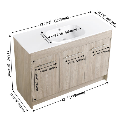 48 Inch Freestanding Bathroom Vanity