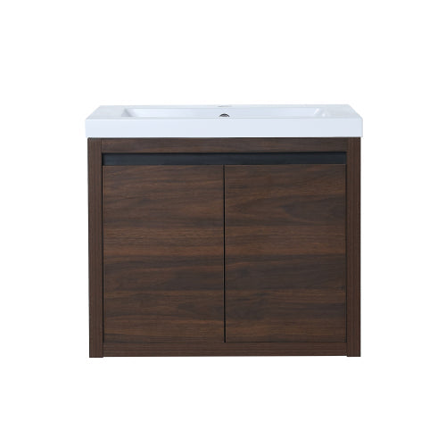 24 Inch Bathroom Cabinet With Sink,Soft Close Doors,Float Mounting Design For Small Bathroom