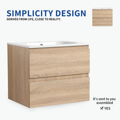 24inch Bathroom Vanity With Gel Basin Top