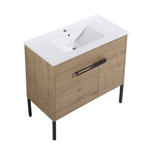 36 Inch Bathroom Vanity with Sink, with Soft Close Doors