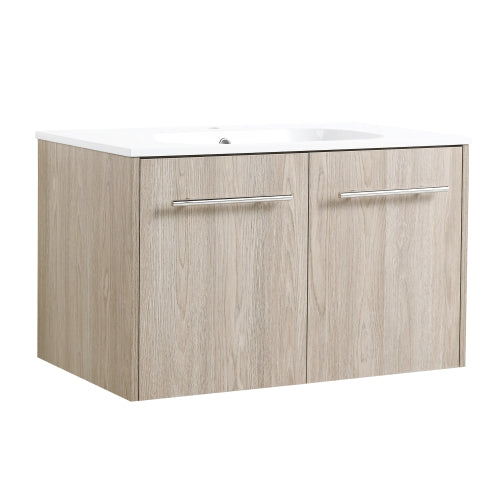 30 Inch Wall Mounted Bathroom Vanity