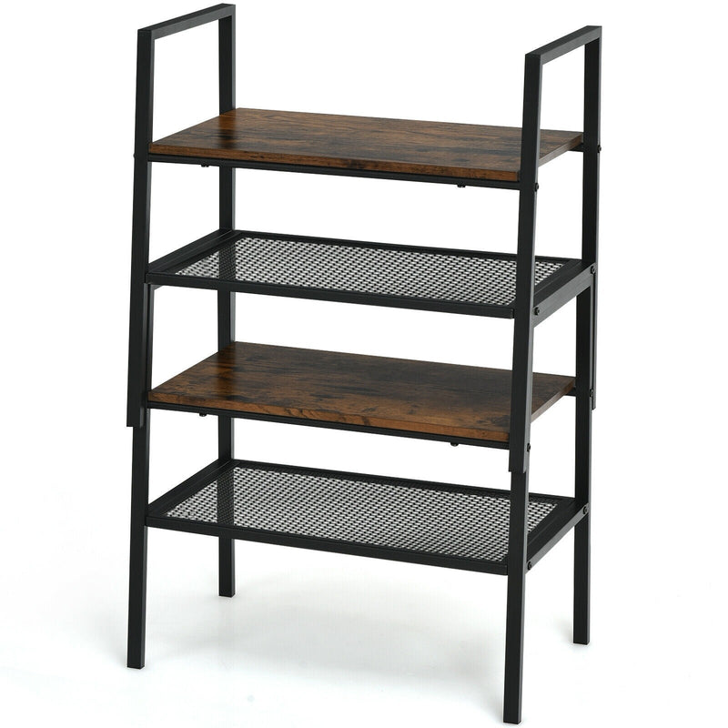 4-Tier Storage Stackable Shoe Shelf Display Rack for Home