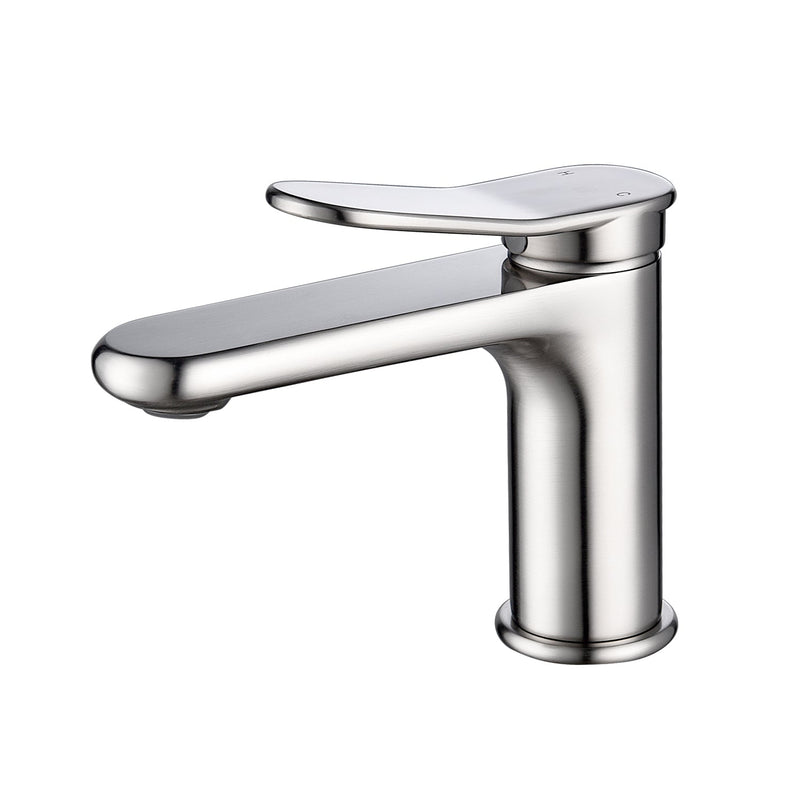 Single Handle Sink Brushed Nickel Vanity Bathroom Faucet