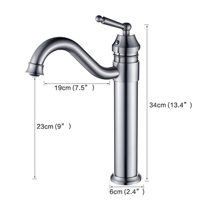 Single Handle Single Hole Bathroom Faucet