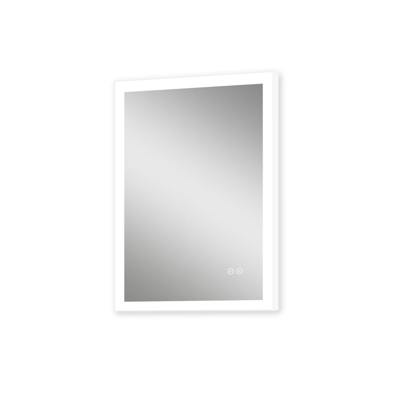 20-in W x 28-in H LED Lit Mirror Rectangular Fog Free Frameless Bathroom Vanity Mirror