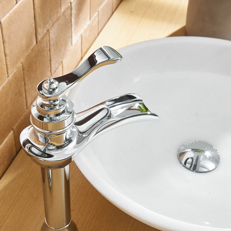 Single Handle Single Hole Bathroom Faucet Pop-Up Drain Included and Supply Lines