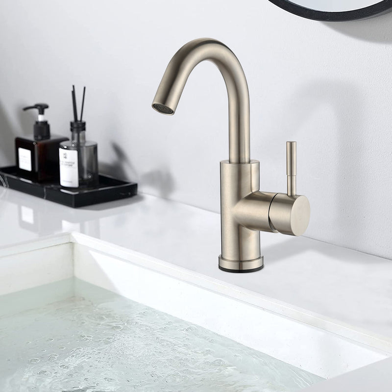 Touch Single Handle Bathroom Vanity Sink Faucet