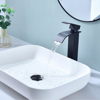 Waterfall Spout Bathroom Faucet