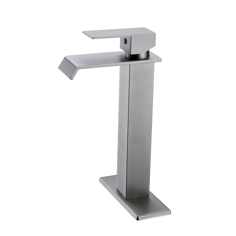 Single Handle Waterfall Spout Bathroom Faucet