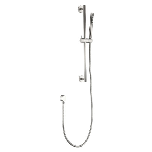 Brushed Nickel Handheld Shower with 28-Inch Slide Bar