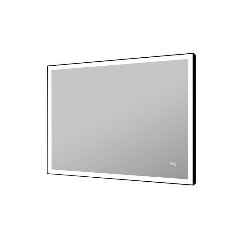 48 in. W x 36 in. H Aluminium Framed Rectangular LED Light Bathroom Vanity Mirror