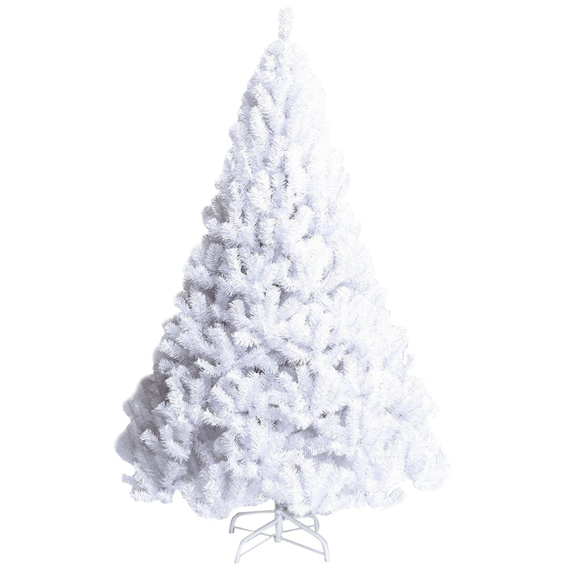 Artificial PVC Hinged Pine Snow-flocked Christmas Tree with Metal Stand