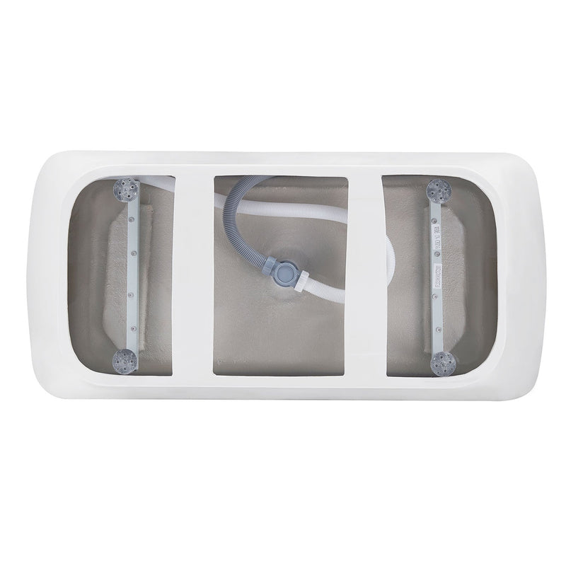 31-in W x 67-in L White Acrylic Freestanding Soaking Bathtub