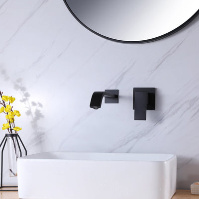 Wall Mounted Bathroom Faucet Vanity Vessel Sink Faucet