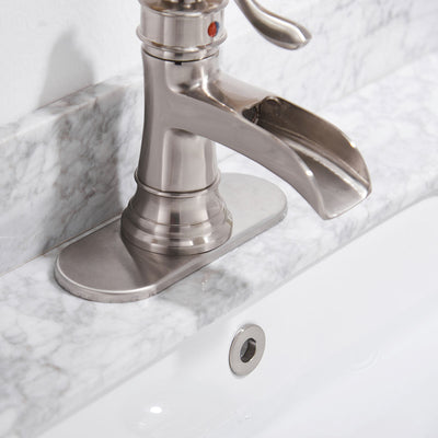 Sleek Stylish Single Hole Single-Handle Bathroom Faucet