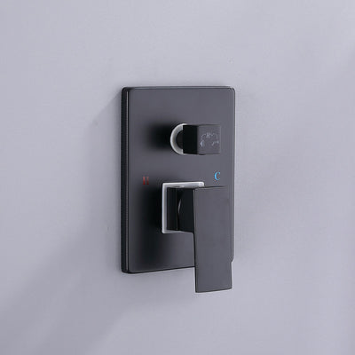 Wall Mounted Shower System with Tub Spout and HandHeld Shower