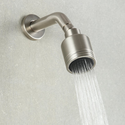 Single-Handle 1-Spray Round Shower Faucet with 360-Degree Ration