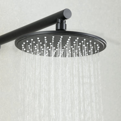 Single Handle 1-Spray Round Shower Faucet with 360¡ã Rotation (Valve Included)